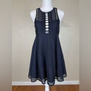 Free people sleeveless crocheted dress.
